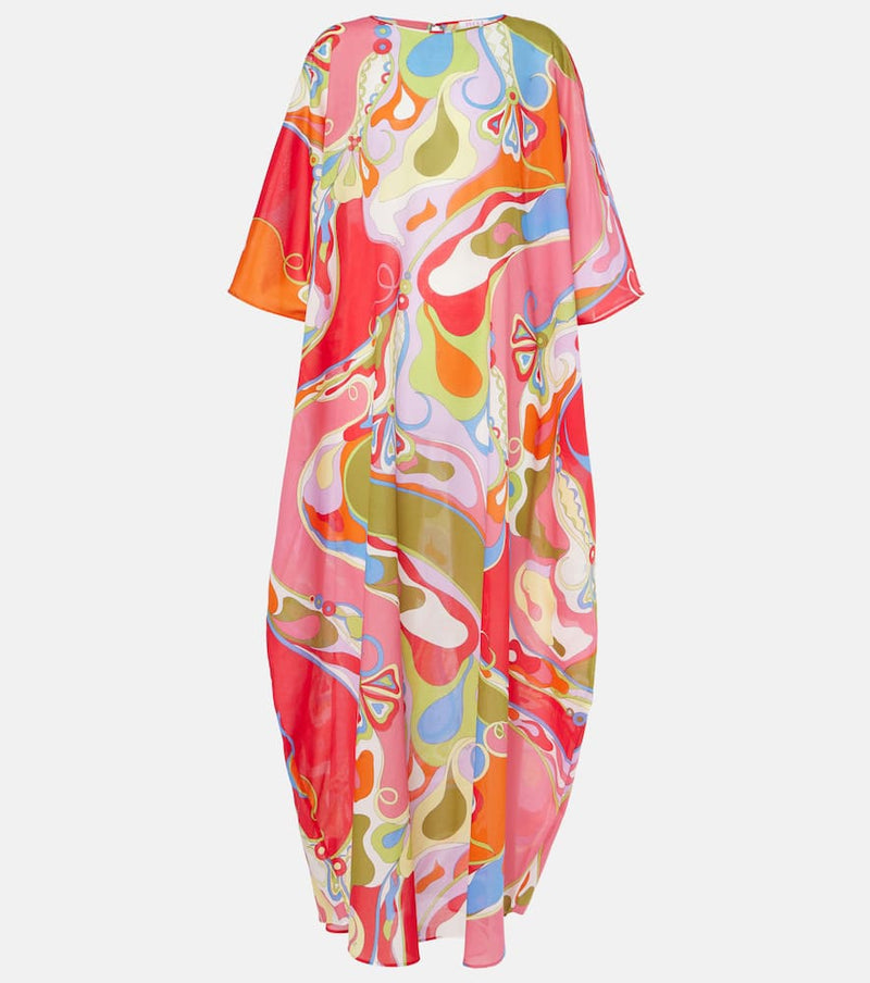 Pucci Orchidee cotton muslin kaftan