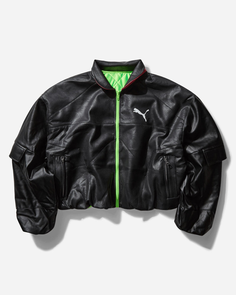 Puma Men s A$AP Rocky Pleather Jacket Black