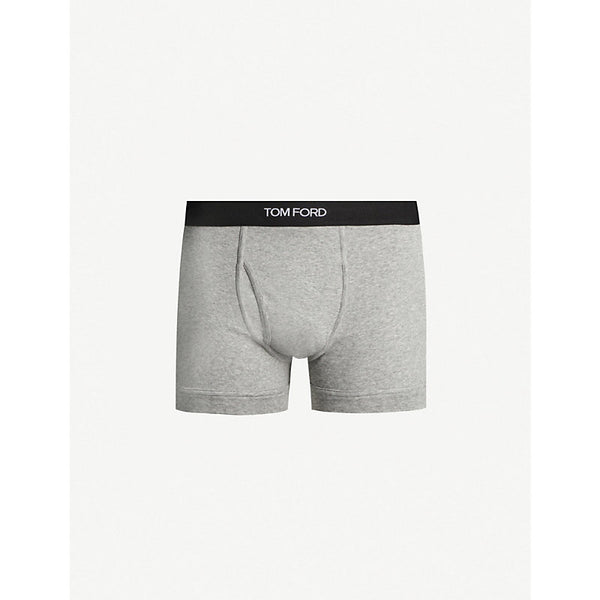 Tom Ford Logo-embroidered cotton-blend jersey boxers