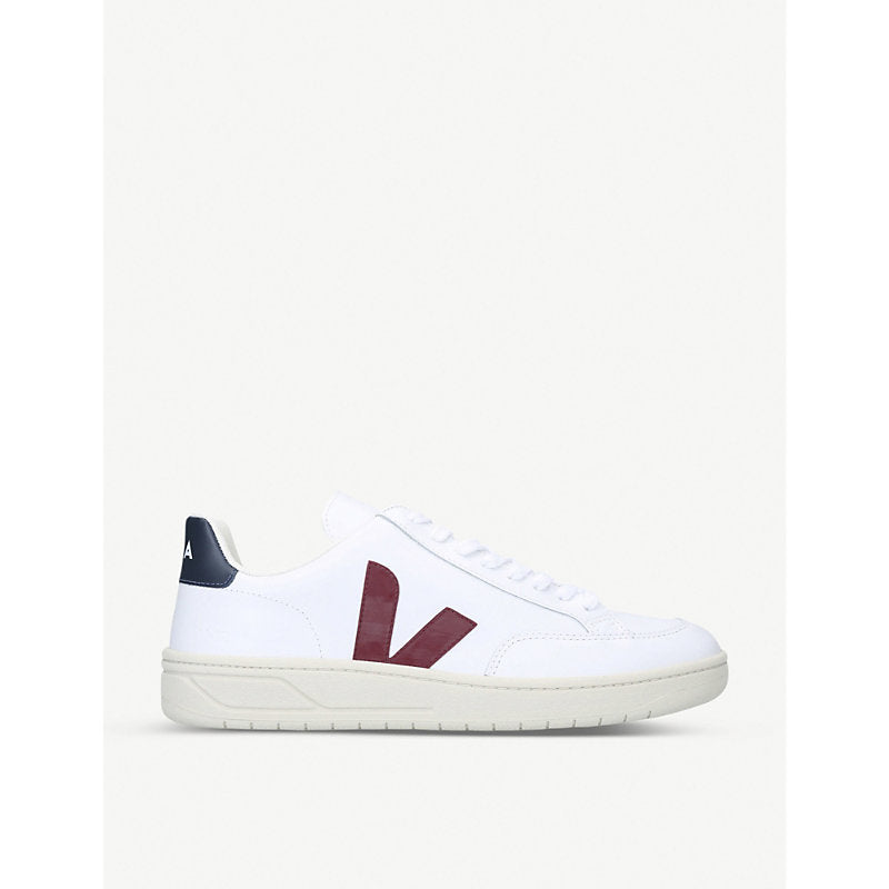  Veja V12 Marsala Nautico leather trainers