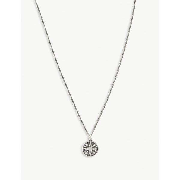 Serge Denimes Compass silver necklace