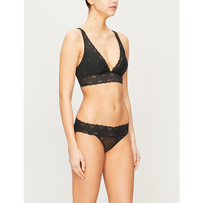  Wacoal Halo triangle-cupped stretch-lace bra