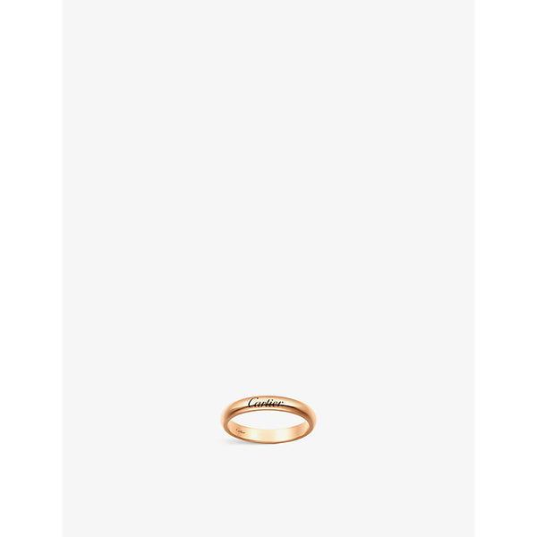 C de Cartier 18ct rose-gold wedding ring