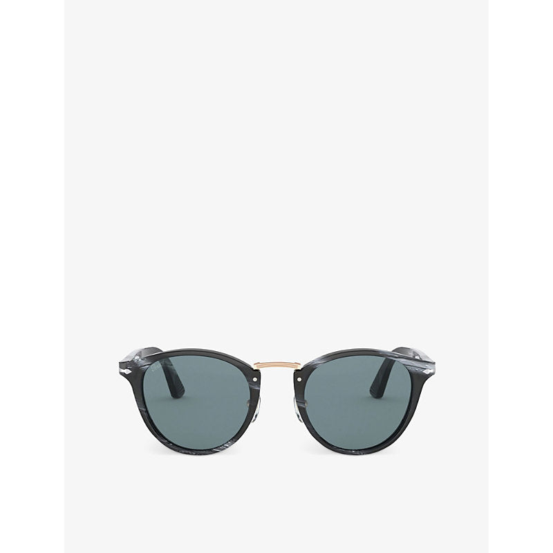  Persol PO3108S Typewriter Edition round-frame acetate sunglasses