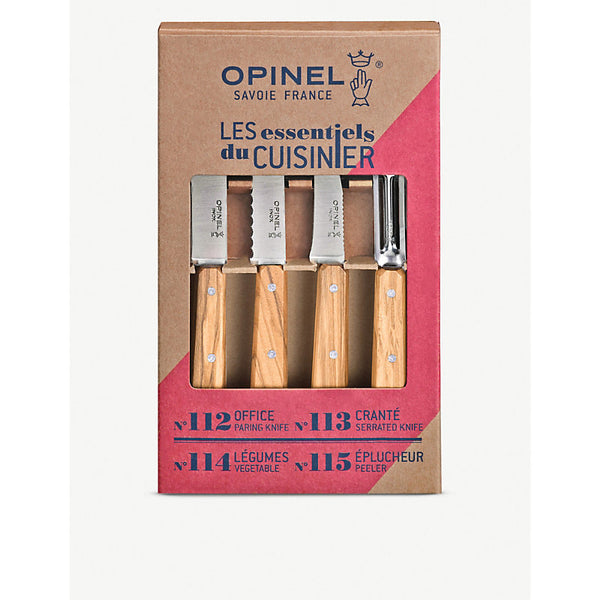 Opinel Les Essentiels du Cuisinier knives set of four