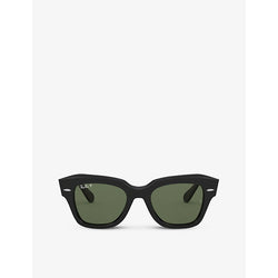  Ray-Ban RB2186 rectangular-frame sunglasses