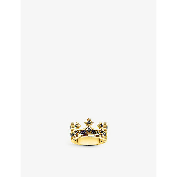 Thomas Sabo Rebel Kingdom crown sterling silver and zirconia ring