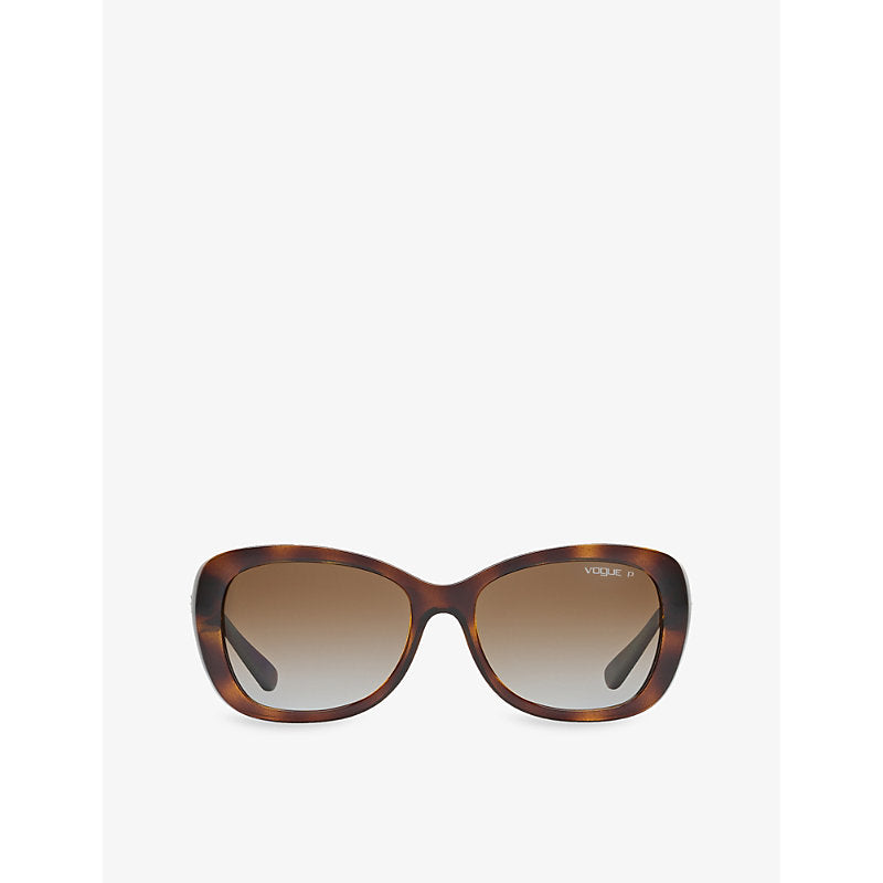  Vogue VO2943SB butterfly-frame tortoiseshell acetate sunglasses