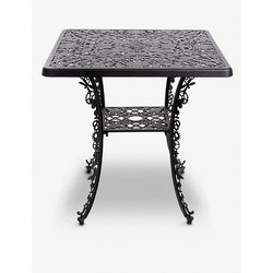 Seletti ALUMINIUM SQUARE TABLE INDUSTRY BLACK