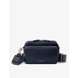  Aspinal Of London Reporter logo-embellished leather cross-body bag