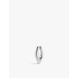  Maria Black Penso huggie silver-toned brass earring