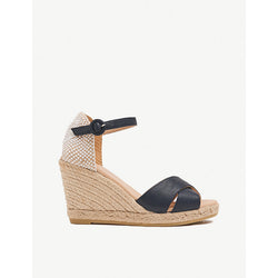 Lk Bennett Angele woven leather wedge espadrilles | Lk Bennett