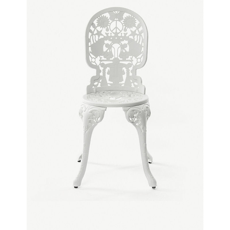 Seletti Industry cast aluminium chair 92cm x 40cm