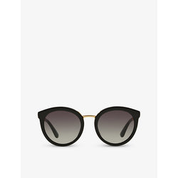  Dolce & Gabbana DG4268 round-frame acetate sunglasses