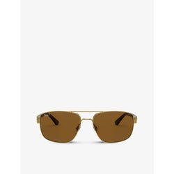  Ray-Ban RB3663 rectangle-framed sunglasses