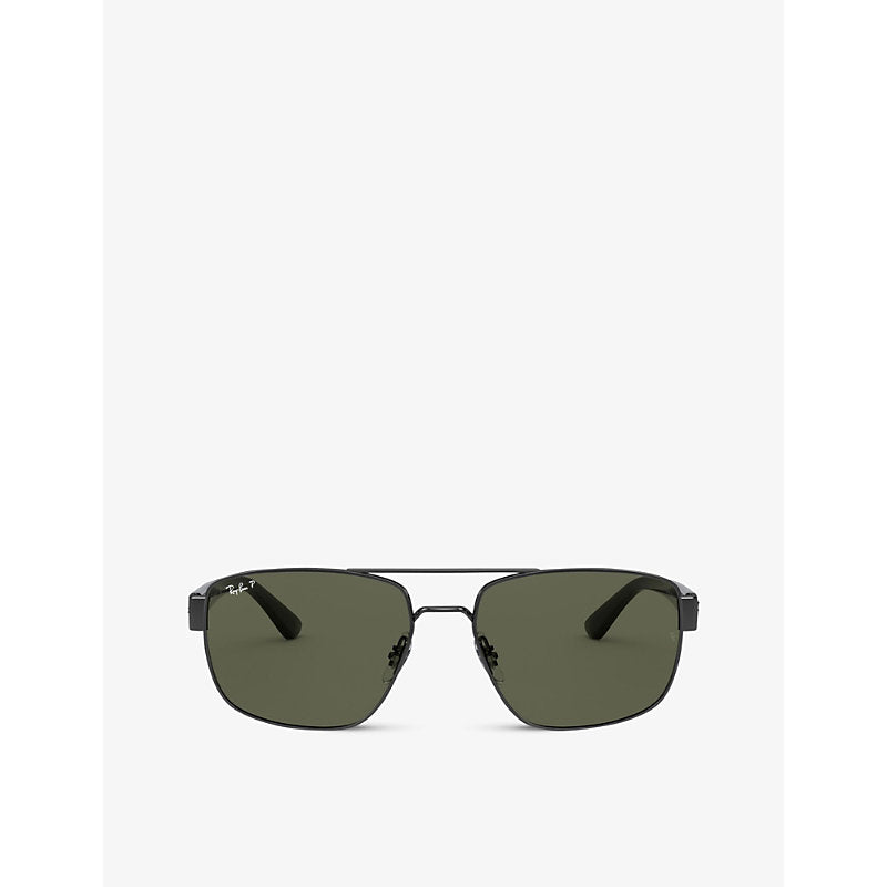  Ray-Ban RB3663 metal aviator-frame sunglasses