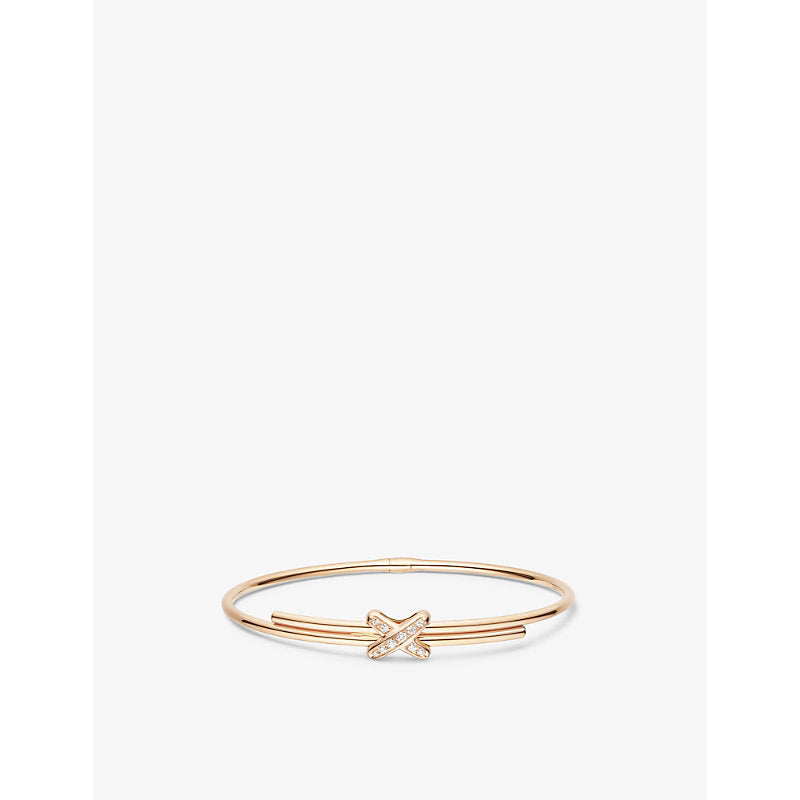 Chaumet Jeux de Liens 18ct rose-gold and diamond bracelet