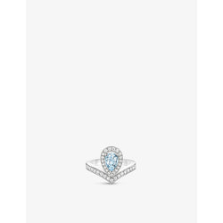 Chaumet Joséphine Aigrette 18ct white-gold, aquamarine and diamond ring