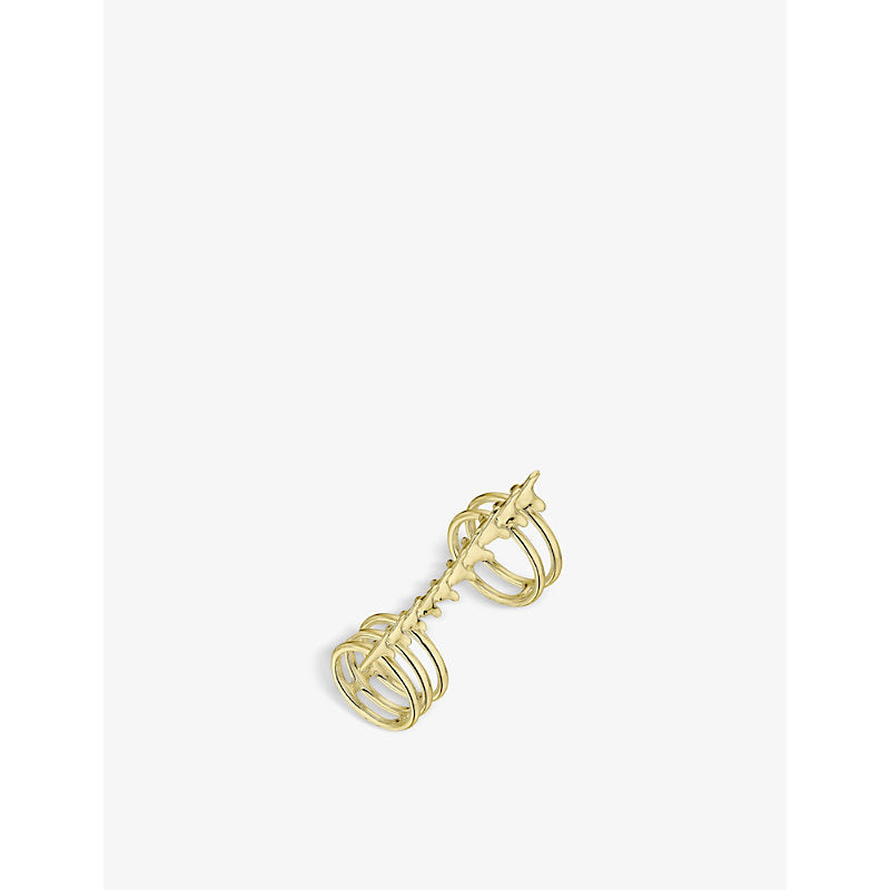 Shaun Leane Serpent Trace yellow gold-plated vermeil sterling silver ring