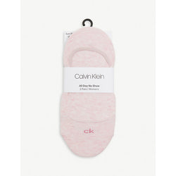  Calvin Klein Logo-embroidered cotton-blend socks pack of two