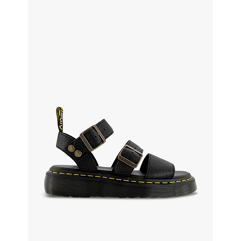 Dr. Martens Grpyhon Quad strappy leather sandals