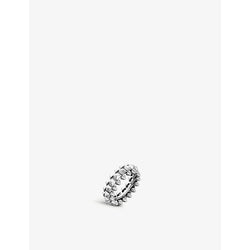 Clash de Cartier medium 18ct white-gold rhodium ring