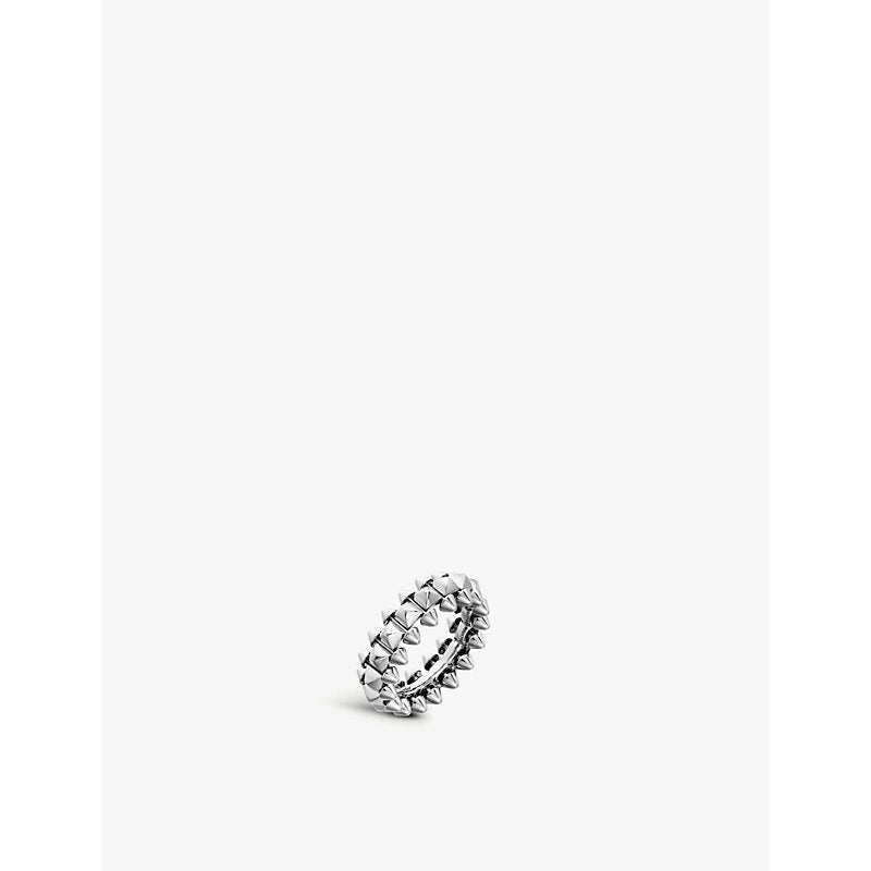 Clash de Cartier medium 18ct white-gold rhodium ring