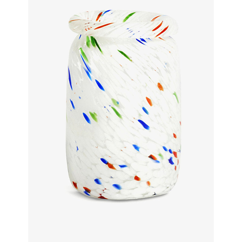 Hay Splash swirl-pattern glass vase 22.2cm