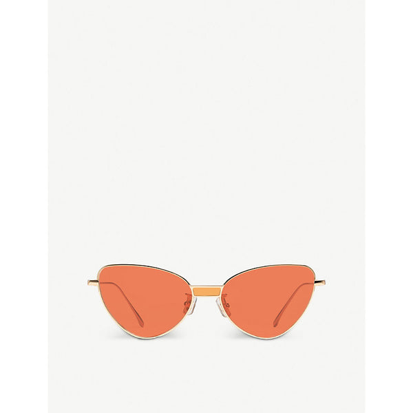 Gentle Monster Chakra 032(OR) gold-toned metal cat-eye sunglasses