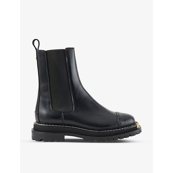  Sandro Liam leather Chelsea boots