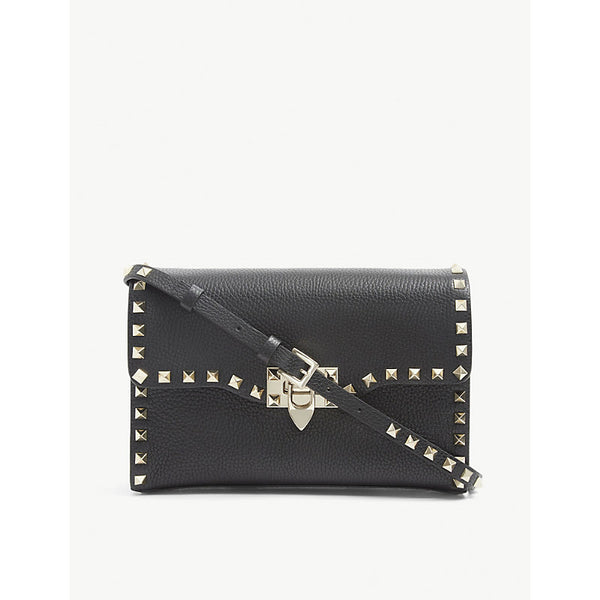 Valentino Garavani Rockstud leather crossbody satchel