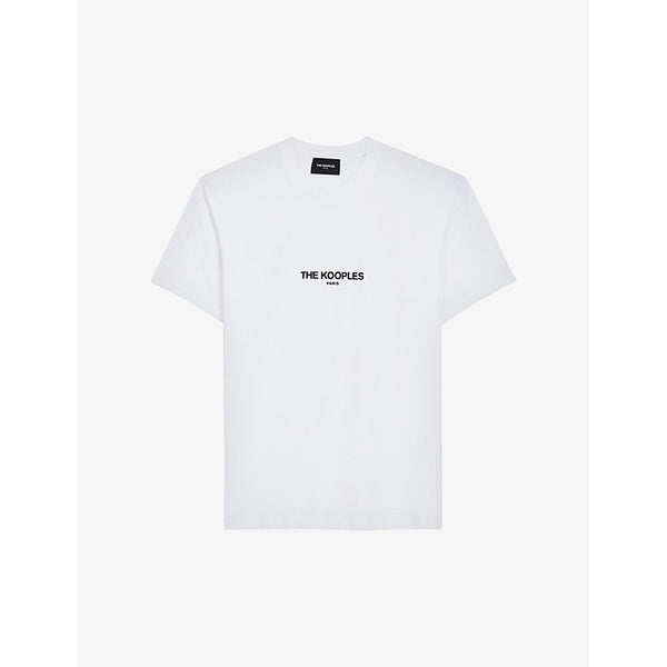 The Kooples Brand-print cotton T-shirt