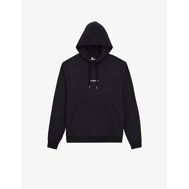  The Kooples Logo-print cotton-jersey hoody