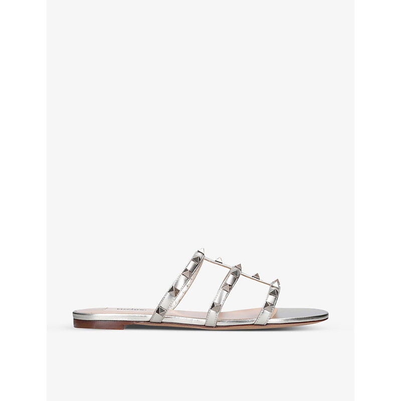  Valentino Garavani Rockstud leather sliders