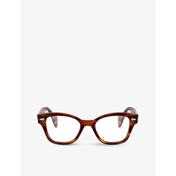  Ray-Ban RX0880 square acetate glasses