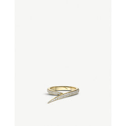 Shaun Leane Interlocking 18ct yellow-gold and diamond ring