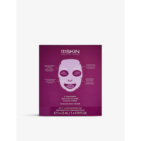 111Skin Y Theorem Bio Cellulose facial mask box of 5