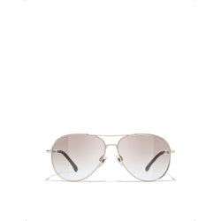 Womens Chanel Pilot Sunglasses