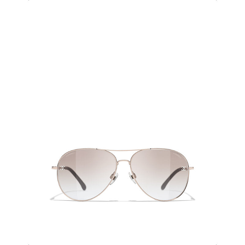 Womens Chanel Pilot Sunglasses