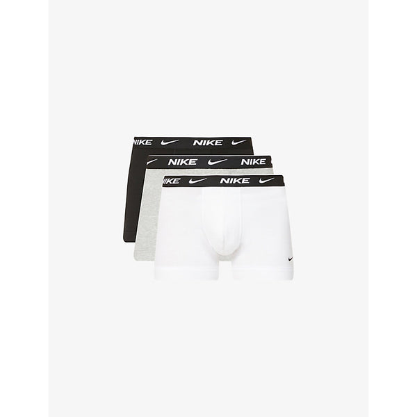 Nike Pack of three Everyday stretch-cotton jersey trunks