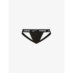 Mens Nike Logo-print stretch-cotton jockstraps pack of three