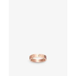 Cartier Mini LOVE 18ct rose gold and 1 diamond wedding band