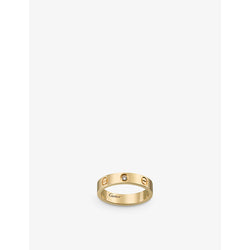 Cartier Mini LOVE 18ct yellow-gold and 1 diamond wedding band