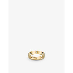 Cartier LOVE 18ct yellow-gold and 8 diamonds wedding band