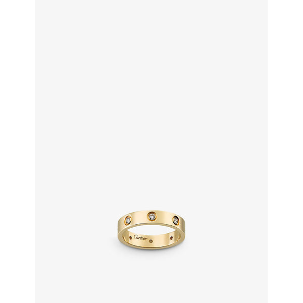 Cartier LOVE 18ct yellow-gold and 8 diamonds wedding band