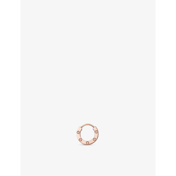 Cartier LOVE 18ct rose-gold single hoop earring