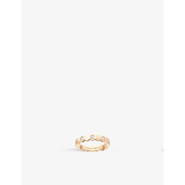 Chaumet Bee My Love 18ct rose-gold and diamond ring