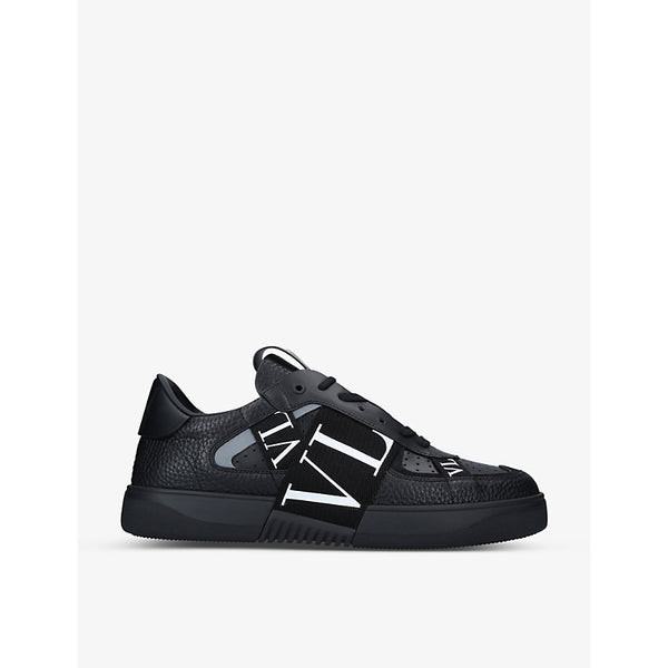  Valentino Garavani VL7N logo-embellished leather trainers