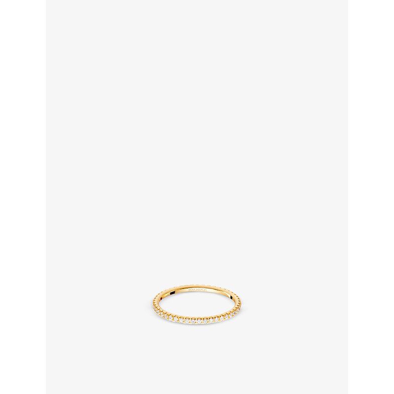 Boucheron Epure 18ct yellow-gold and diamond ring