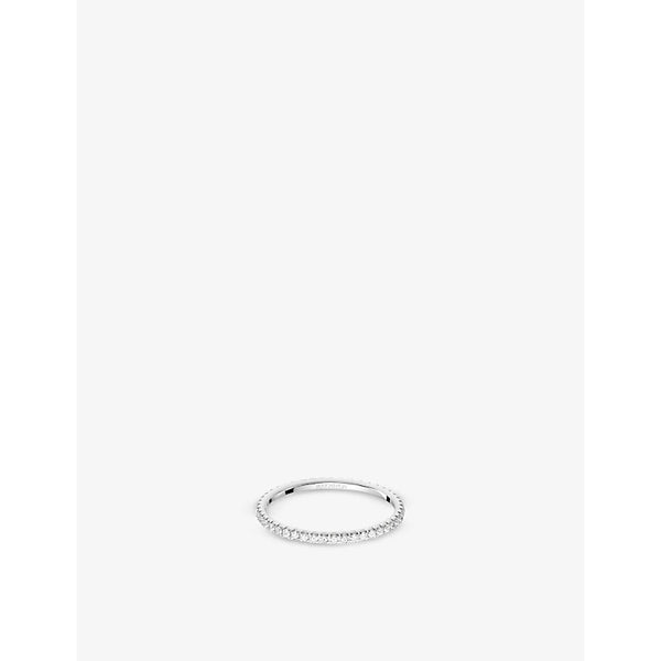 Boucheron Epure 18ct white-gold and 0.24ct diamond ring